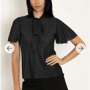 🌟Midnight Flouncy Top sz L
